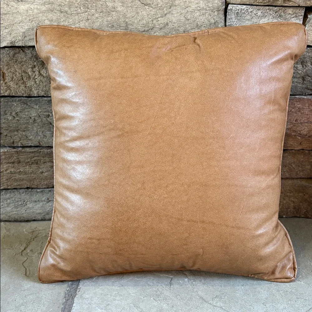 Tapestry western cowboy pillow